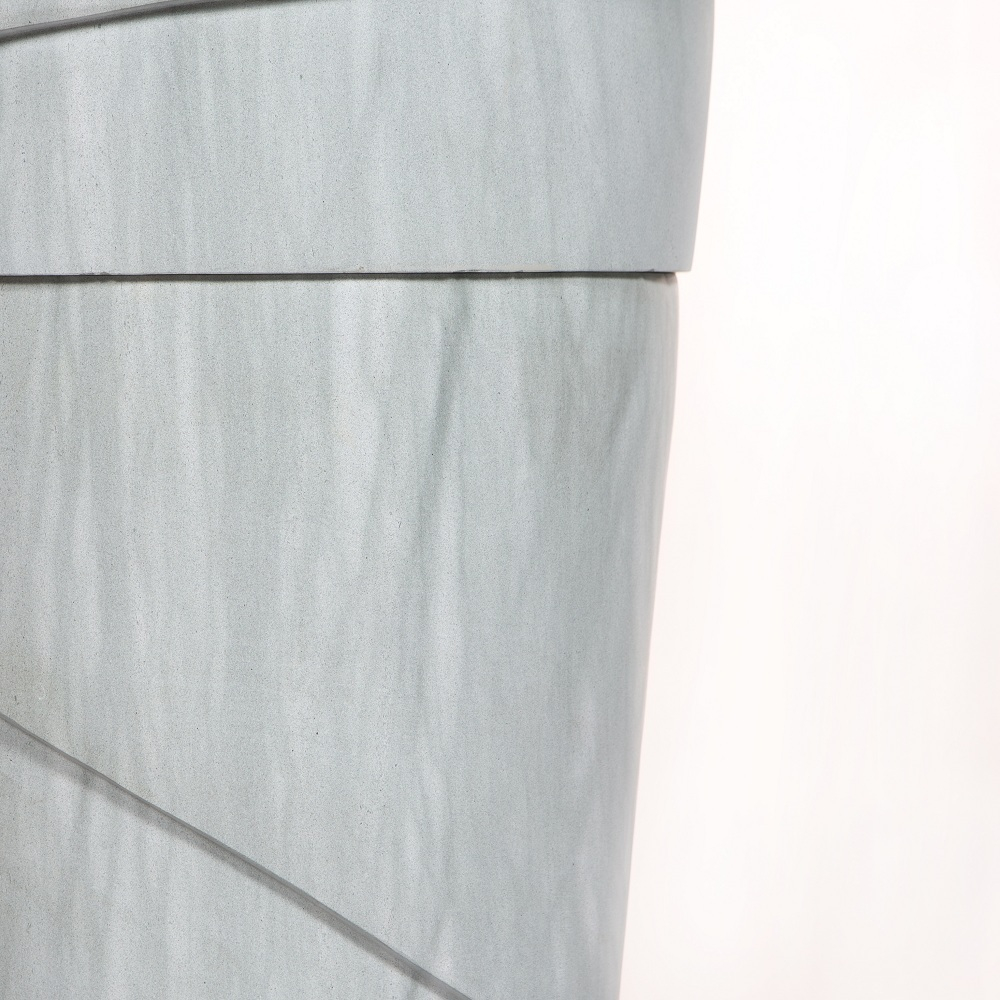 Раковина напольная из Андезита Pedestal Blue Spiral AN-03217 (45*45*90 см)