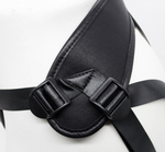 Пустотелый поясной фаллопротез CLASSIC - 17,5 см. (Цвет: телесный с черным)