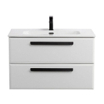 Тумба с раковиной Cezares ECO-CER-N 90 ECO-CER-N-900-2C-SO-BL+CZR-8095-90 Bianco Lucido