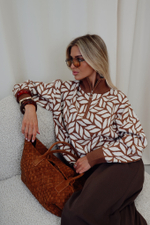 Джемпер с воротом на молнии с кашемиром