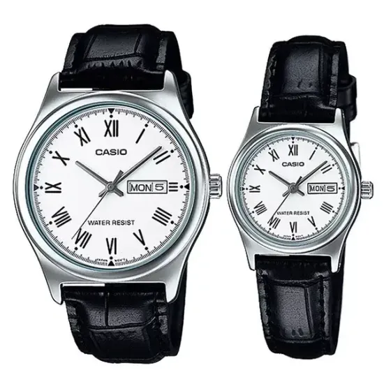 Парные часы Casio Standard: MTP-V006L-7BUDF и LTP-V006L-7BUDF