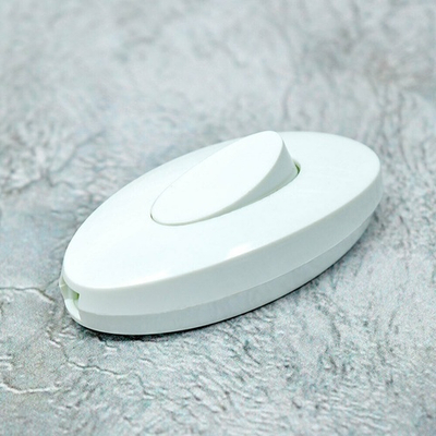 Переключатель бра белый 6A, 220-250V