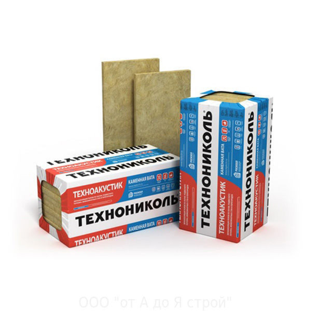 Базальтовая вата Технониколь Техноакустик 1200х600х100 мм 6 шт