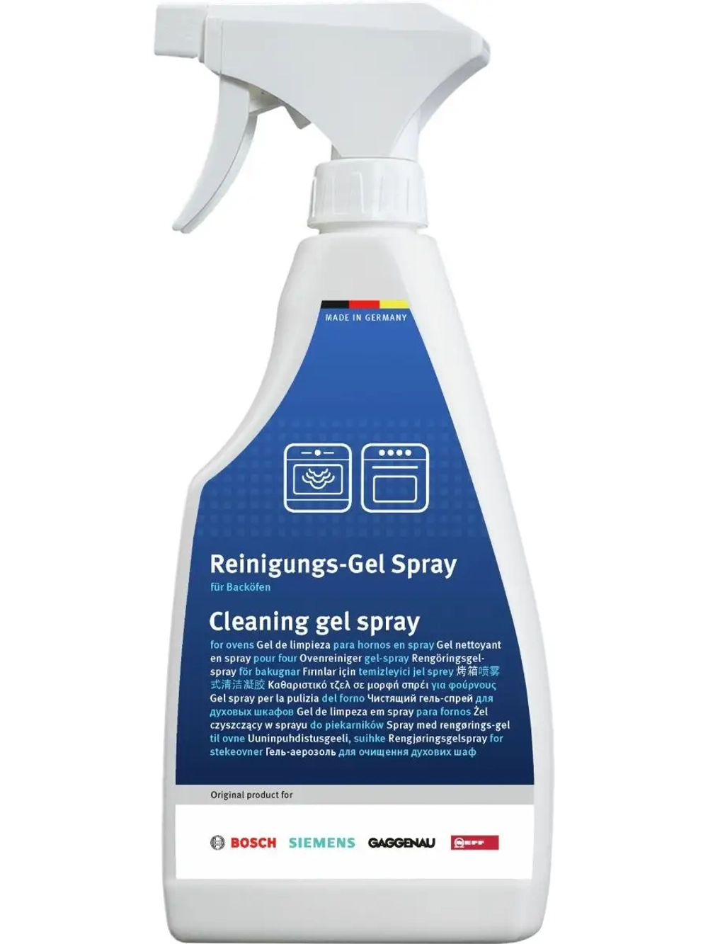 Чистящее средство гель спрей для духового шкафа (Италия) 00312298 (00311860, 00311875, 00461868)