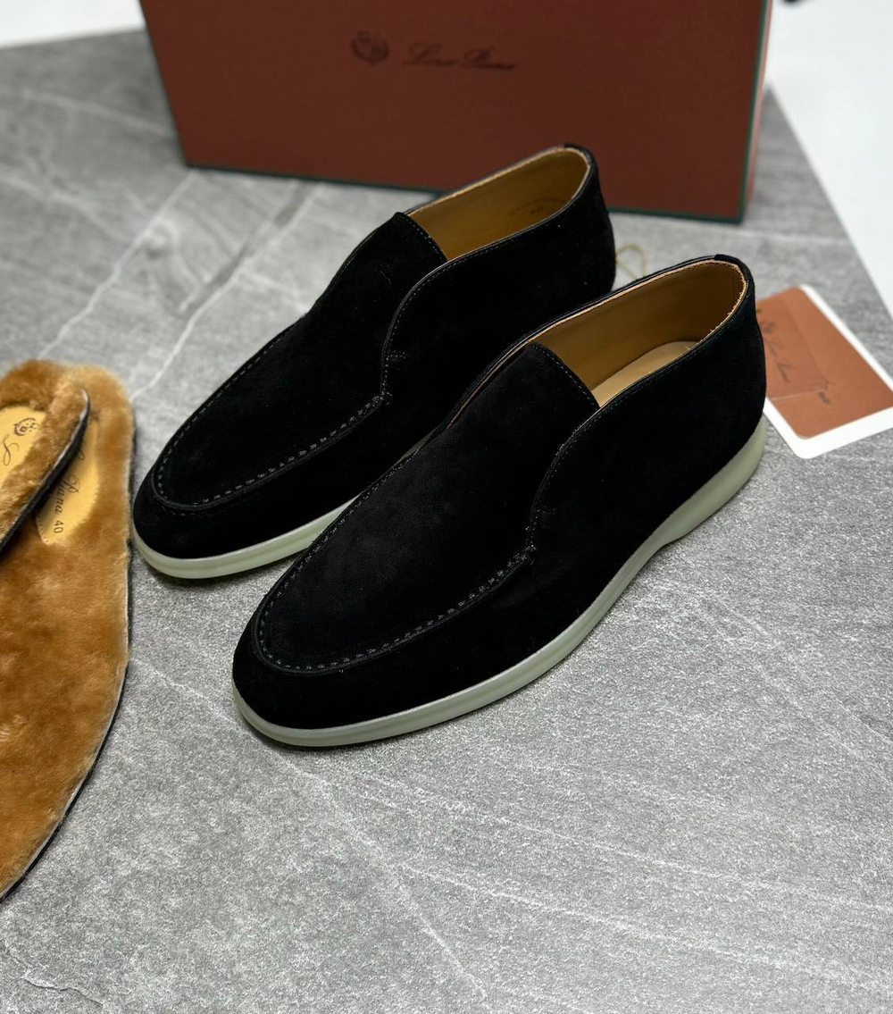 Высокие лоферы Loro Piana