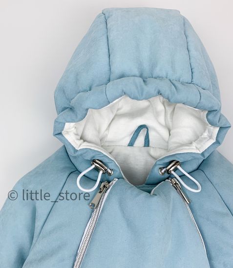 Конверт-комбинезон демисезонный "Уно" голубой