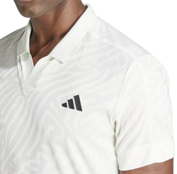 Мужское теннисное поло Adidas Tennis Airchill Pro Freelift Polo - кремовый/кристаллический нефрит