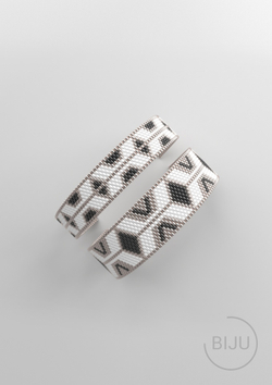 Схема PEYOTE, Схема браслета мозаичное плетение, узор из Miyuki Delica 11/0, файл PDF, №252