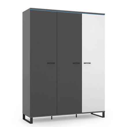 Шкаф трехстворчатый распашной Ш3 CARBON (Карбон)