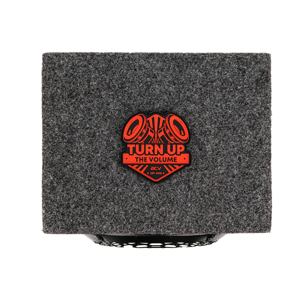 Автосабвуфер ACV CRAFT F8A активный, корпусной 20см.серый