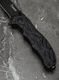 Складной нож тактический BOKER Черный с рельефной рукоятью