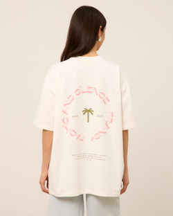 Футболка 05, ТИШИНА И УМИРОТВОРЕНИЕ, розово-зеленая