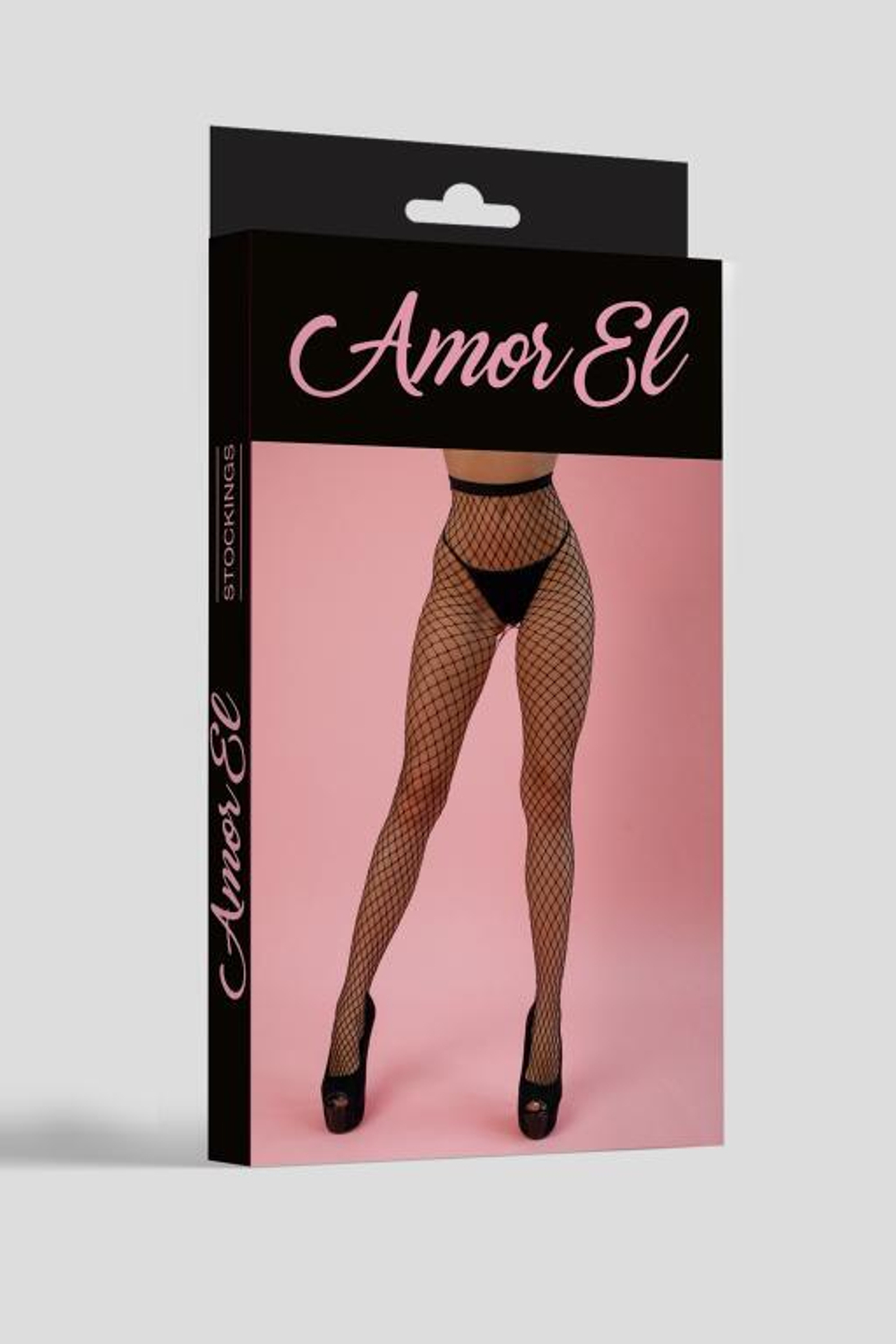 Колготы из мягкой сетчатой ткани (Размер: S-M-L) (Цвет: черный)