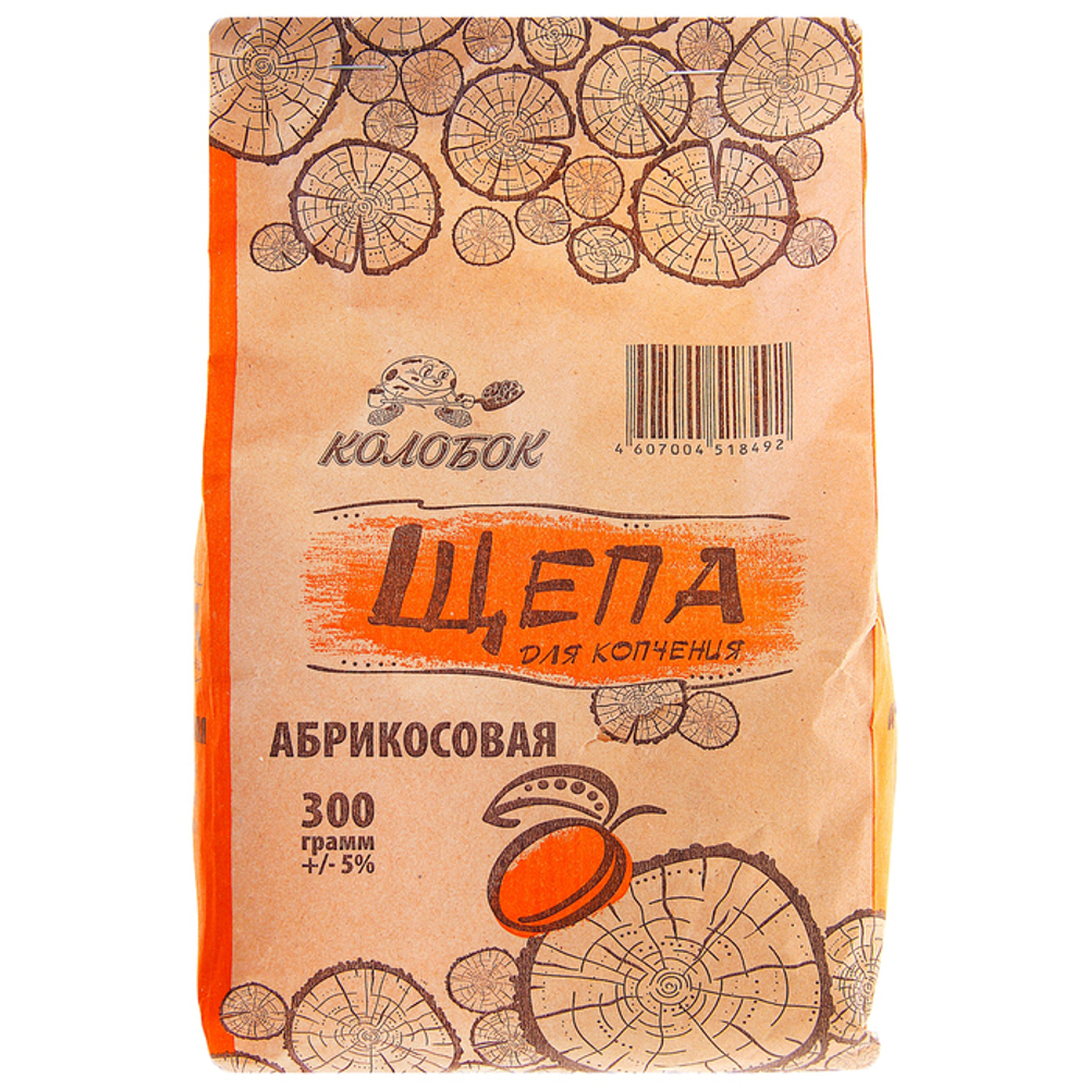 Щепа д/копчения Колобок Абрикосовая 300гр