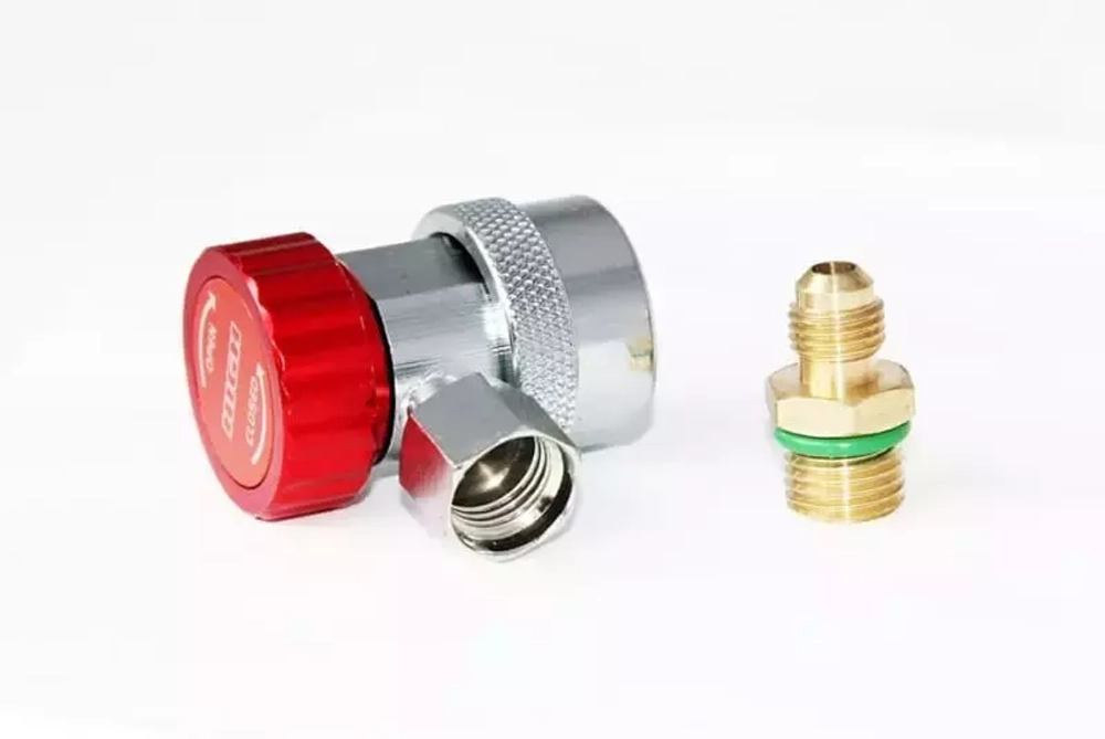Быстросъёмная муфта с вентилем DSZH QC-19H (с переходником 14мм - 1/4")