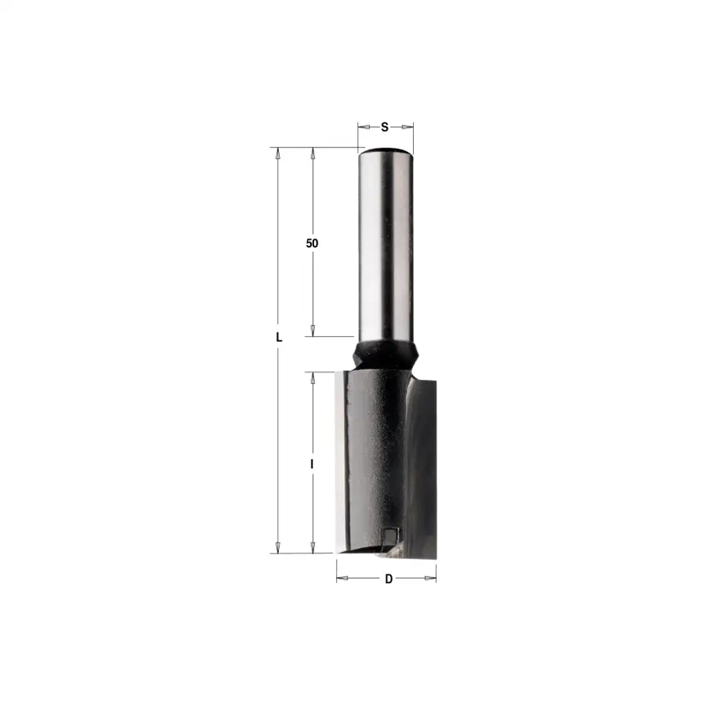 Фреза пазовая Z2+1 S=12x50 D=16x60x110 RH CMT 177.161.11
