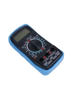 Мультиметр и тестер цифровой с прозвонкой и щупами, чехол для хранения, подсветка экрана