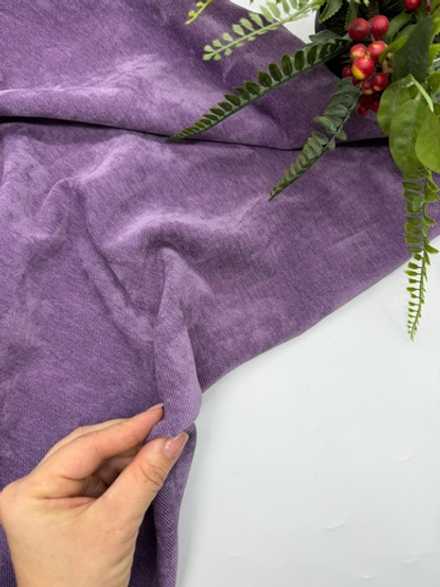 Вельвет диагональ пыльная сирень