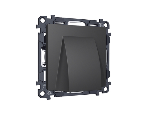 MA915810 Комплект вывода кабеля с фиксатором ALFA Графит мягкое касание QUANT (AP9158, VM238)