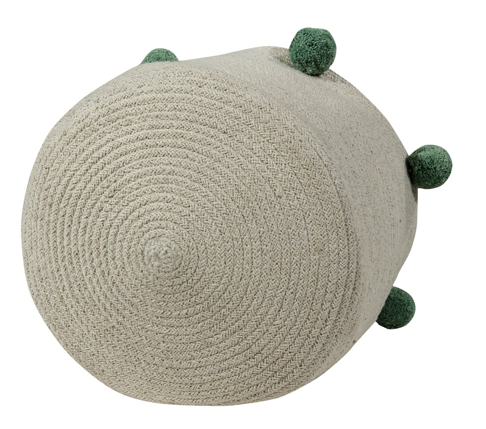 Корзина Lorena Canals Bubbly Natural Green (30 x Ø30 см)