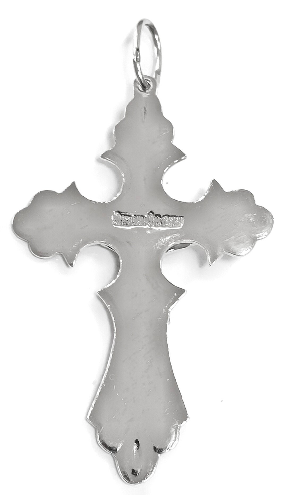 Ювелирный крест из серебра