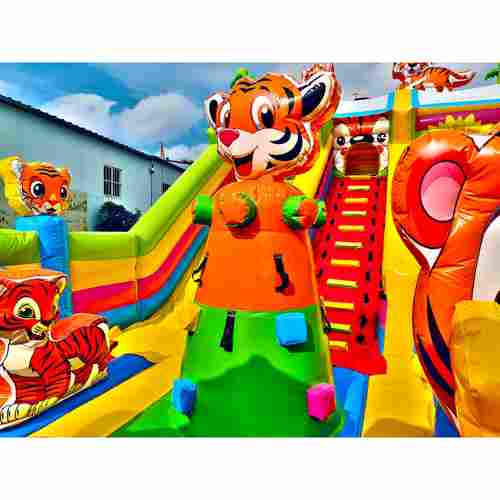 Коммерческий надувной батут «Тигриная страна 3», 10*6*5,5 м