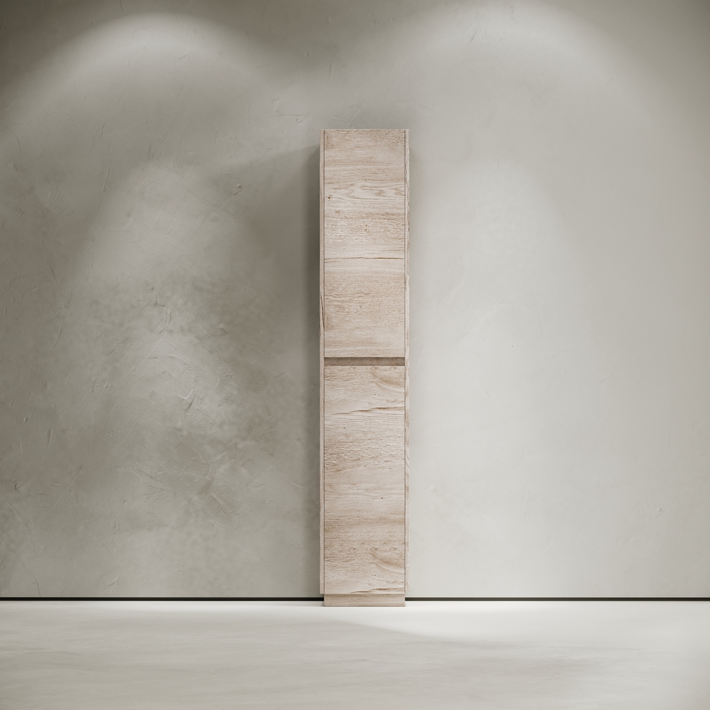 Шкаф-пенал напольный Sancos Libra Floor, дуб галифакс натуральный 350х300х1870 мм