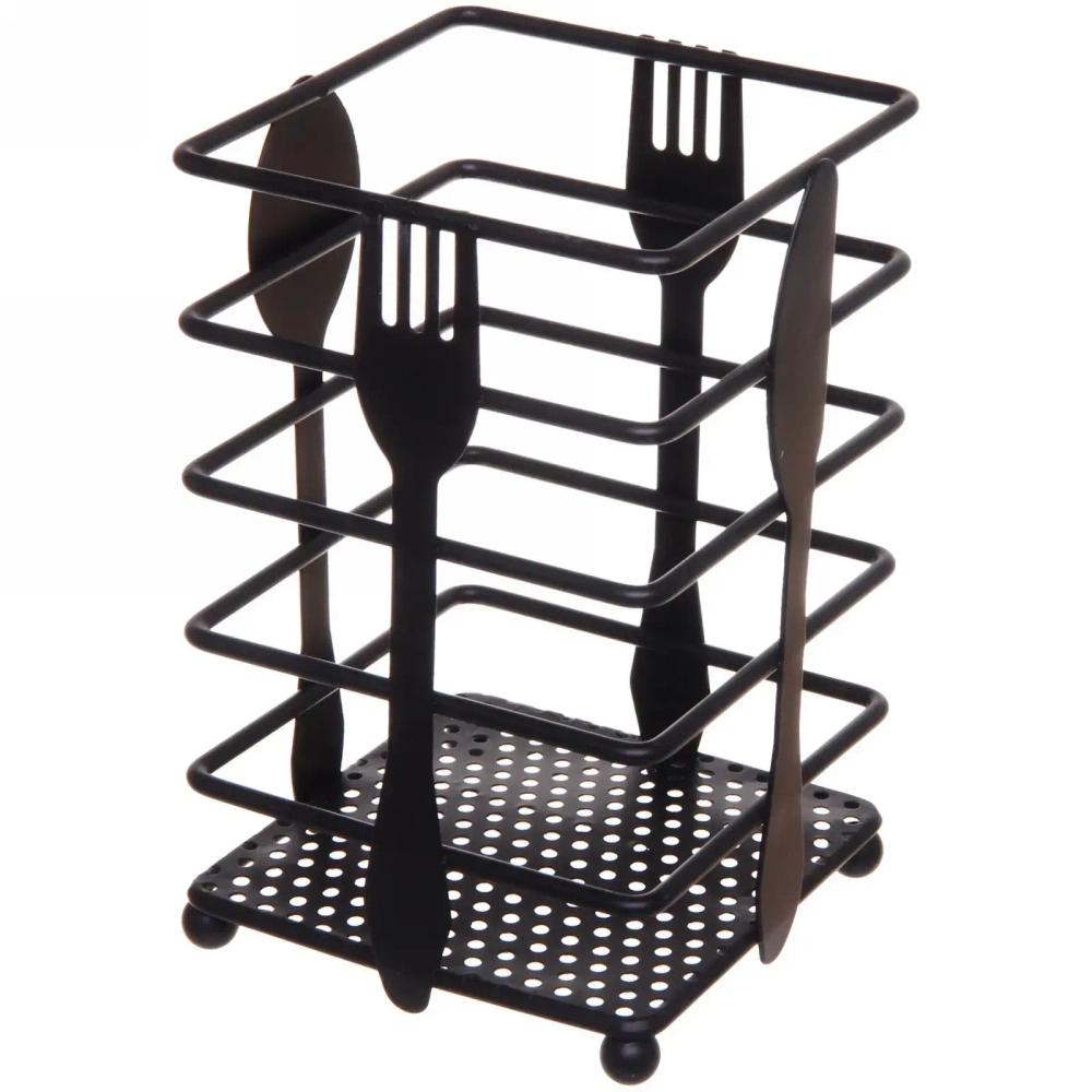 Подставка для кухонных принадлежностей «Brownie» 10*10*16см столовые приборы