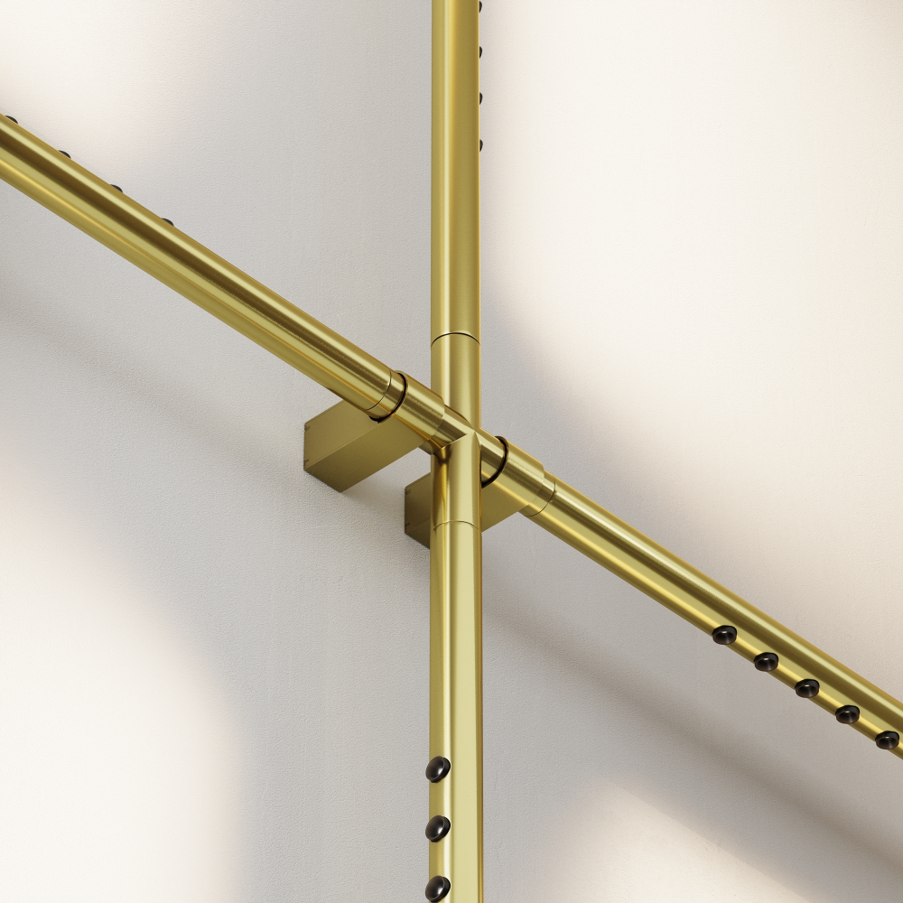 Коннектор X образный для штанговой системы Maytoni AXITY CA008TX-BS