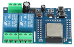Модуль 2 реле ESP32 WIFI Bluetooth BLE