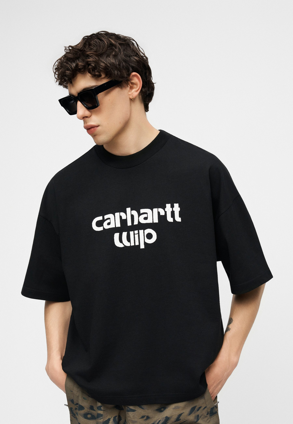 Carhartt WIP Футболка с принтом - Чёрный