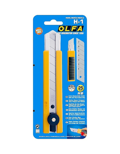 OLFA 25 мм, нож с выдвижным лезвием (OL-H-1)