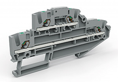 Двухуровневая клемма на 2,5 кв.мм