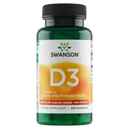 Swanson Витамин D3 1000 МЕ - 250 капсул