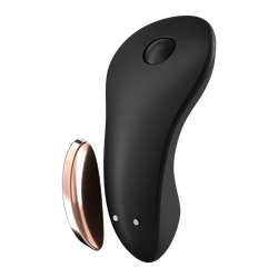 Бесшумный вибромассажер в трусики с пультом и приложением Satisfyer Little Secret