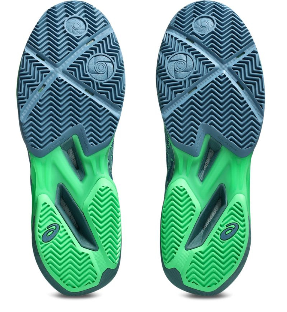 Мужские кроссовки для Падел Asics Sonicsmash FF - saba blue/vital green