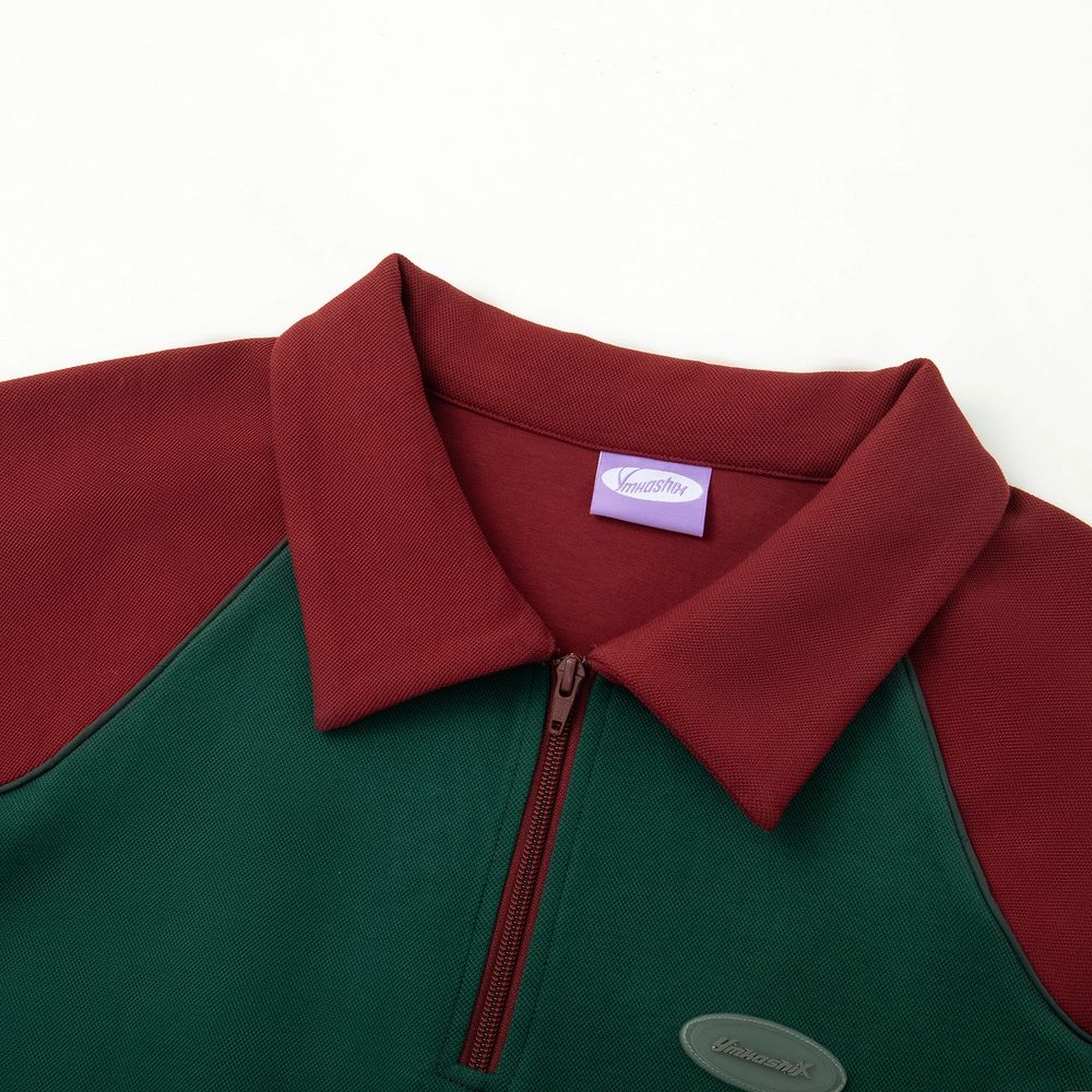 Толстовка Ymkashix College star бордовая / зеленая