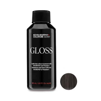 Полуперманентный гелевый краситель c кислым pH Gloss Acidic /Color.Me Gloss  5.11 / 5AA LIGHT.BROWN.ASH.INTENSE, 60 мл