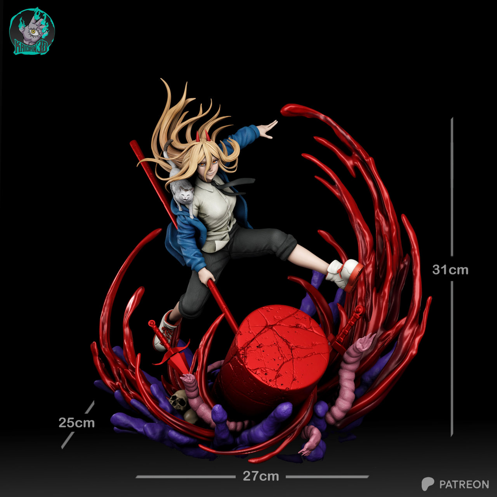 Повер Человек-бензопила Фигурка Power Chainsaw Man