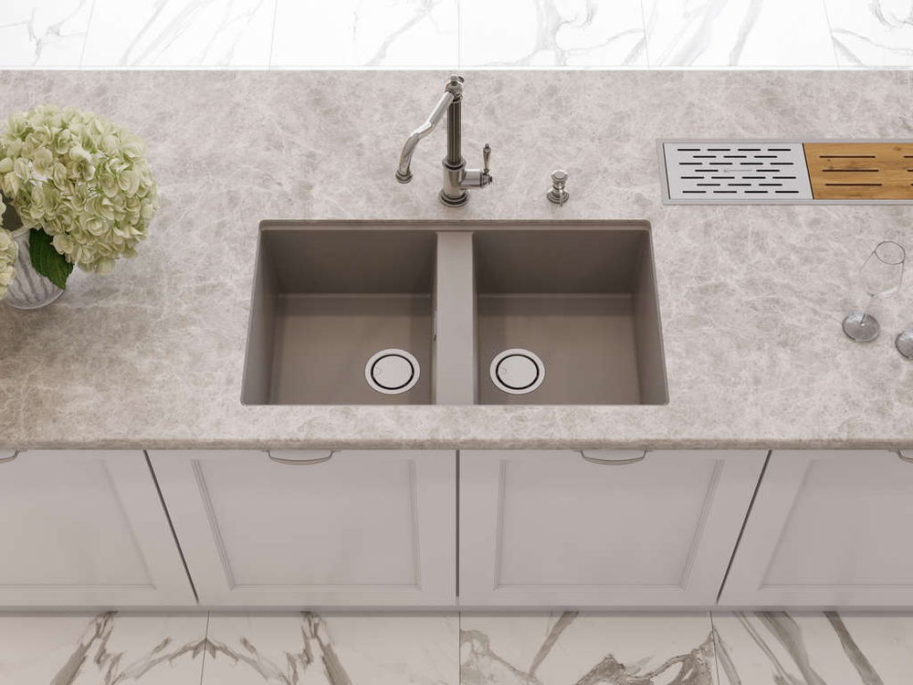 Мойка Omoikiri Kitagawa 83-2-U-GB Artceramic | Графит