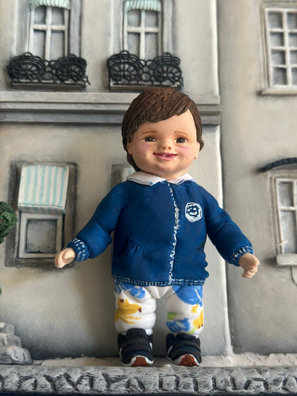 Елочная игрушка пупсик-Малыш Марк