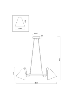 Подвесной светильник Freya FR8001PL-03WG