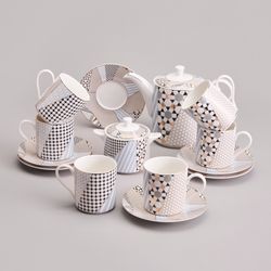 ЧАЙНЫЙ СЕРВИЗ LEFARD "TOP STYLE" НА 6 ПЕР. 14 ПР.