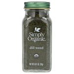 Simply Organic, укроп, 23 г (0,81 унции)