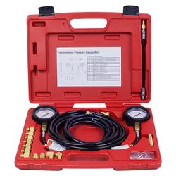 МАСТАК (120-20023C) Манометр для измерения давления масла, два манометра 0-7 и 0-35 бар, комплект адаптеров