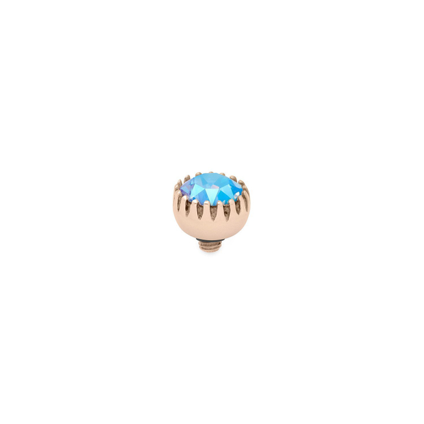 Шарм Qudo London light sapphire shimmer 617245 BL/RG