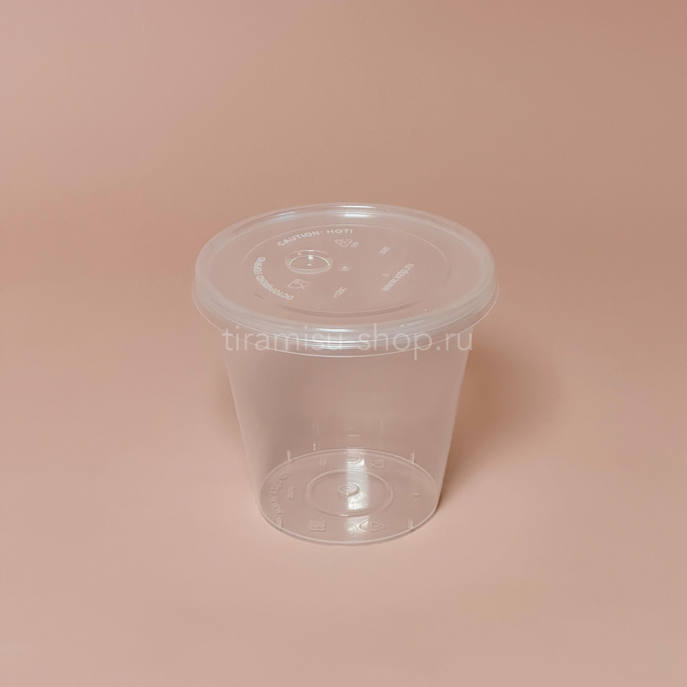 Крышка для стакана плоская прозрачная d=90