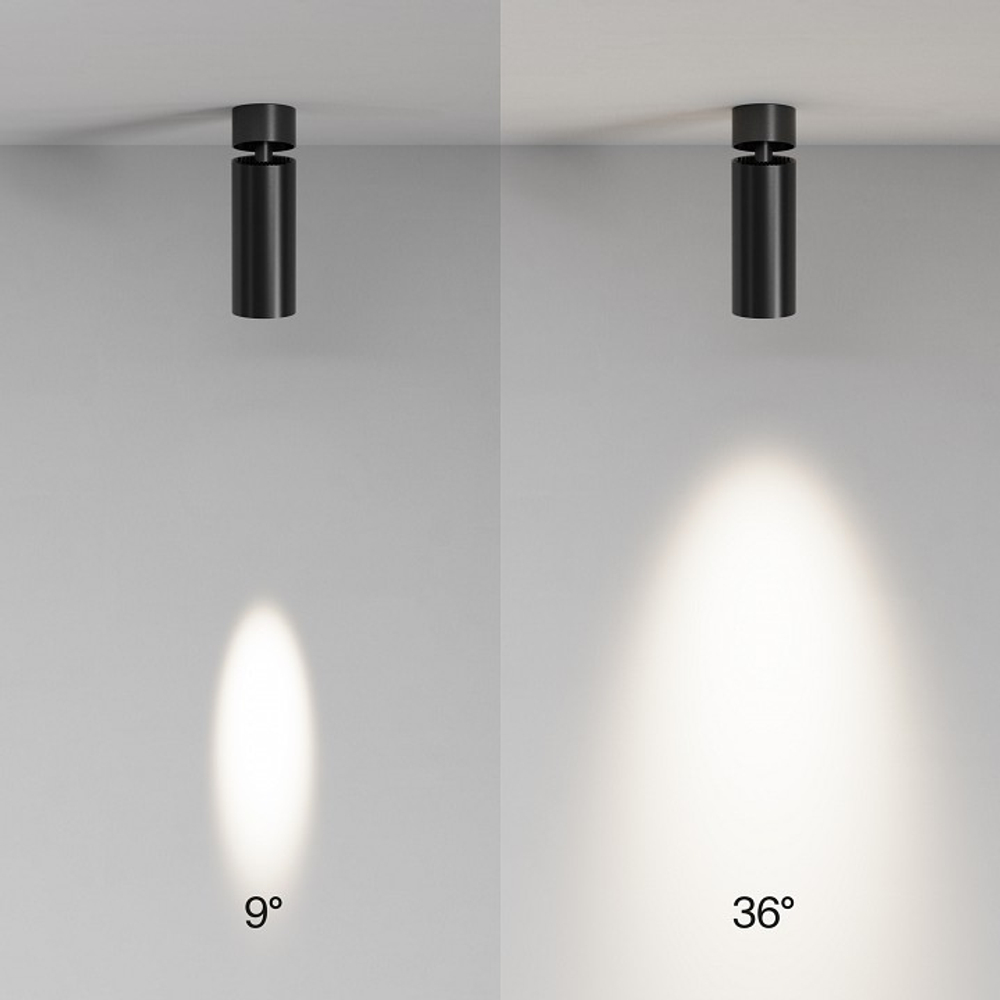 Светильник на штанге Maytoni Technical FOCUS LED C055CL-L12W4K-SS-B