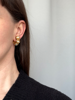 Клипсы полукольца с «жемчугом» Christian Dior