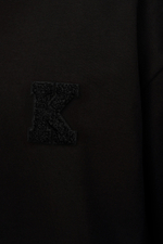 Футболка KUL'TURA "HYPERSIZE COLLEGE LOGO K" Черный
